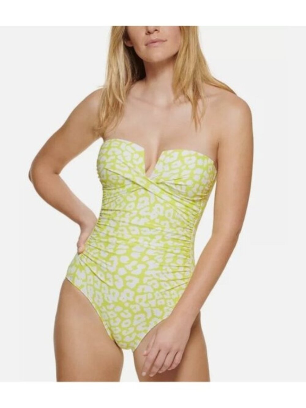 Calvin Klein Printed Tummy-Control One-Piece Swimsuit - 4